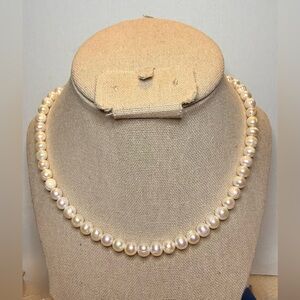 Classic Cream Pearl Necklace